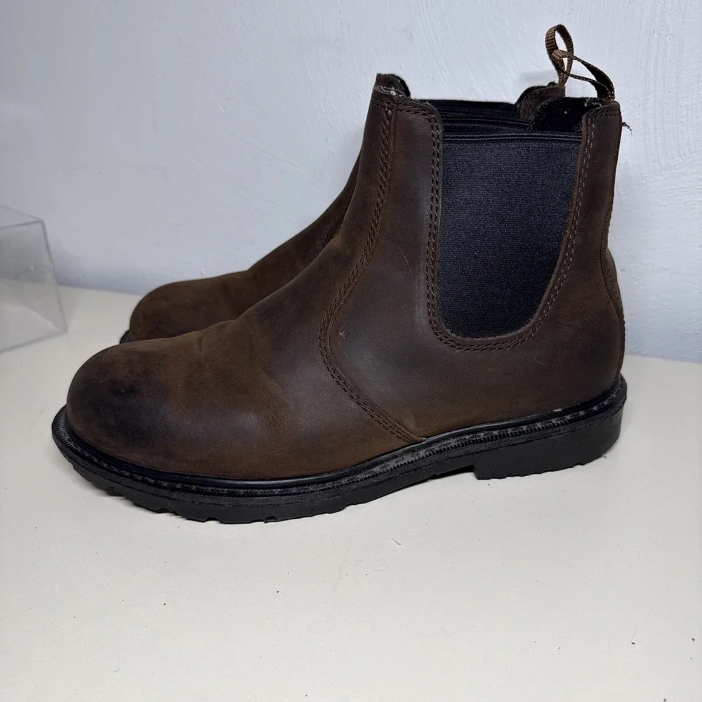 WORX By Red Wings 5425 Men's Work Boots 9.5 WW ASTW F 2413-11 EH Pull On Worn